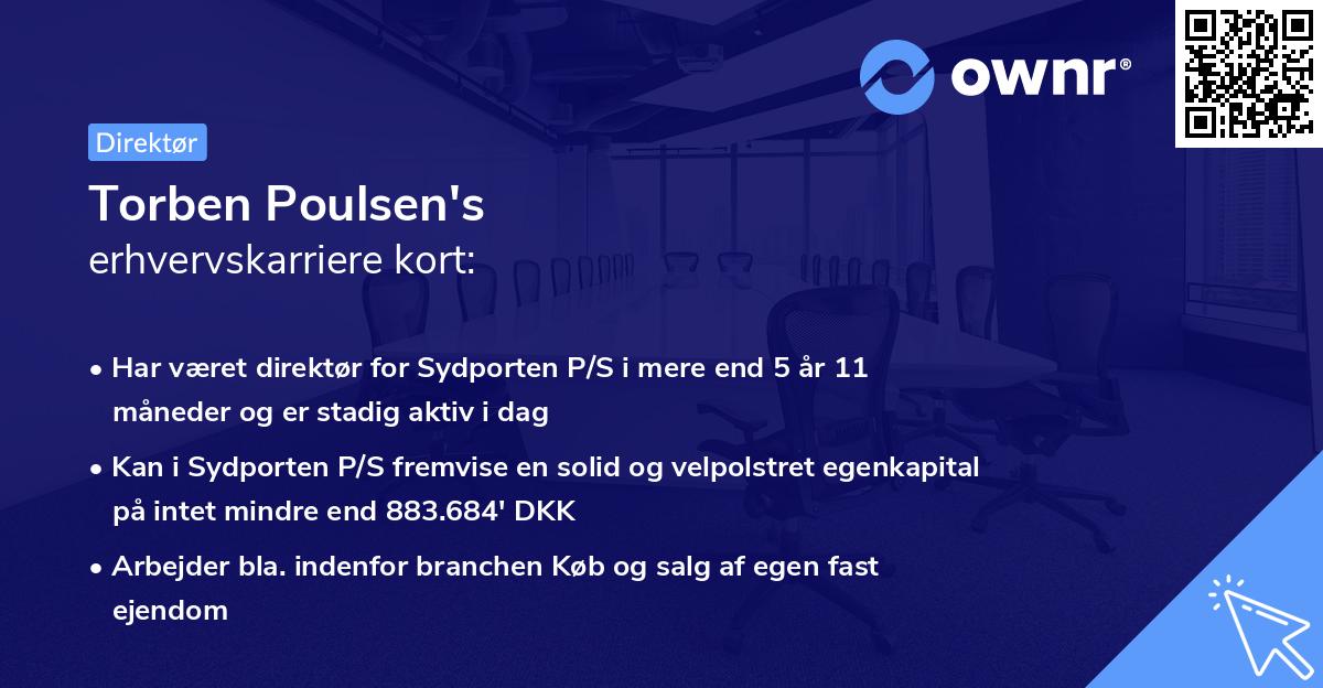 Torben Poulsen's erhvervskarriere kort
