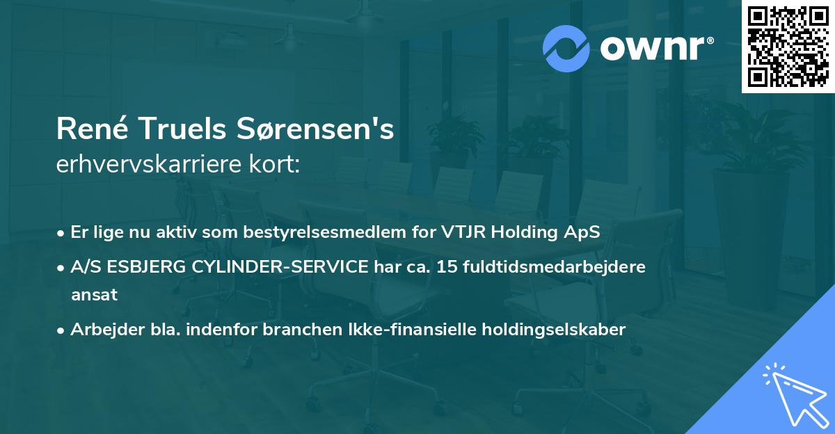 René Truels Sørensen's erhvervskarriere kort