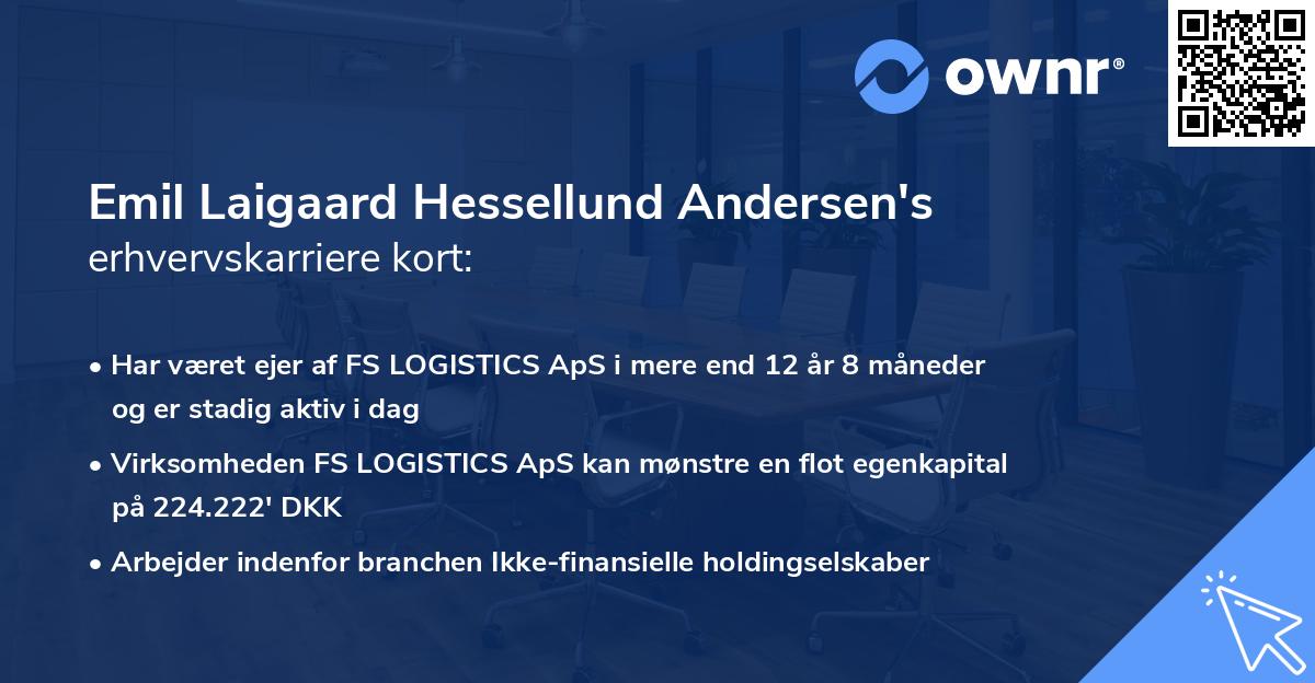 Emil Laigaard Hessellund Andersen's erhvervskarriere kort