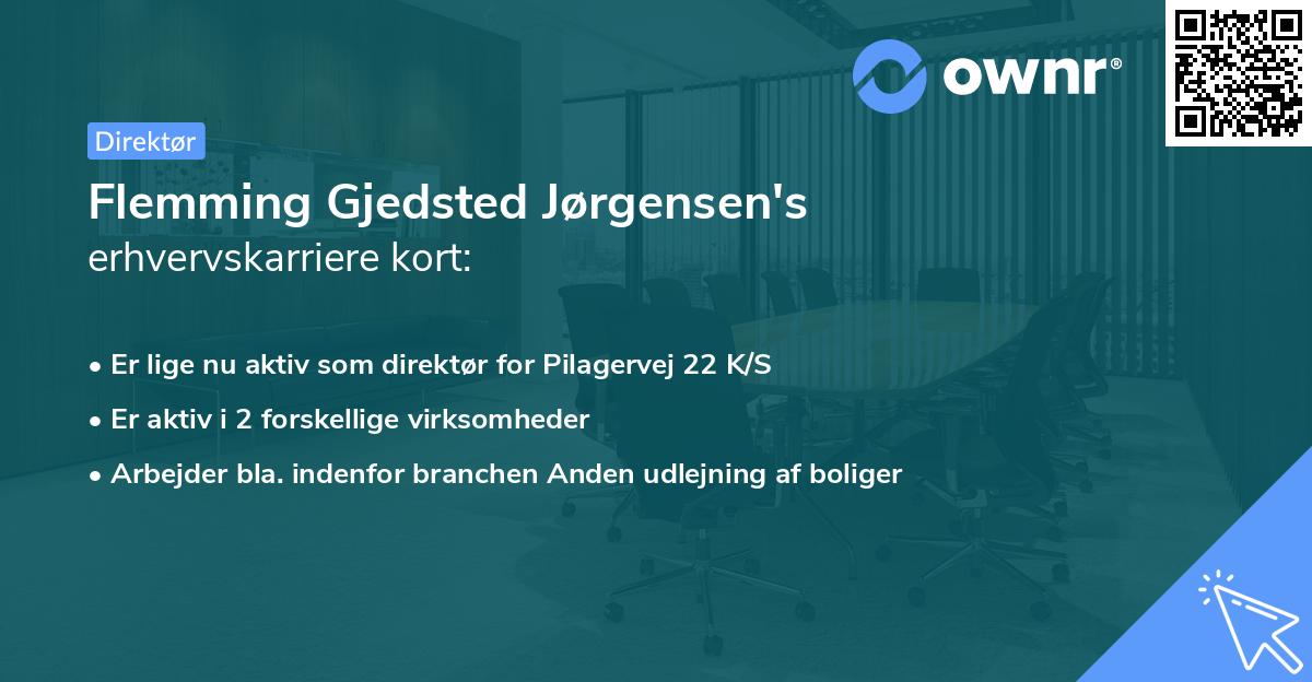 Flemming Gjedsted Jørgensen's erhvervskarriere kort