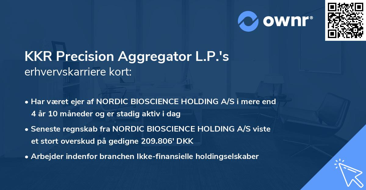KKR Precision Aggregator L.P.'s erhvervskarriere kort