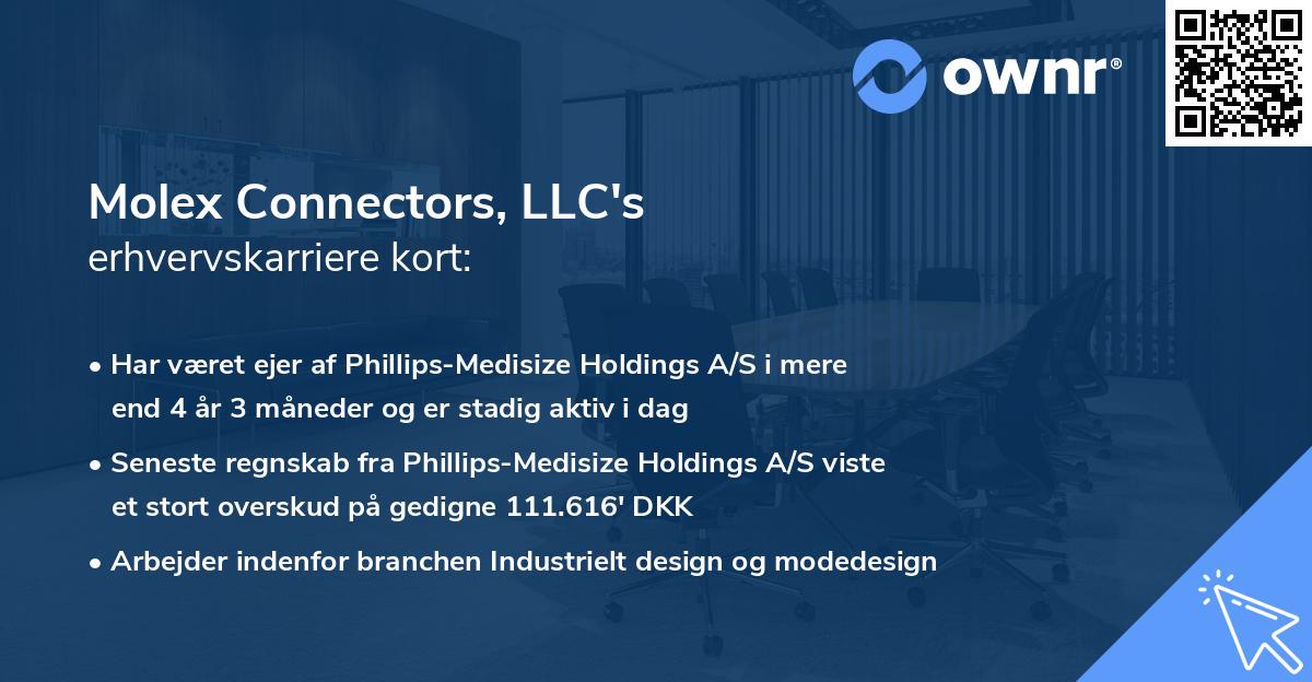 Molex Connectors, LLC's erhvervskarriere kort