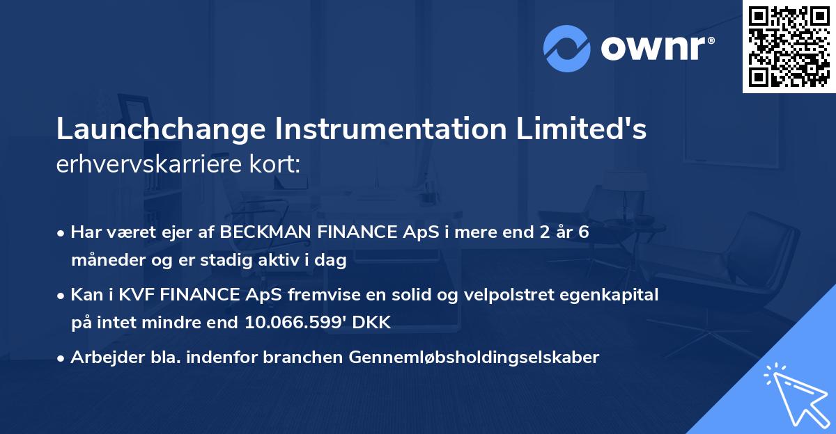 Launchchange Instrumentation Limited's erhvervskarriere kort