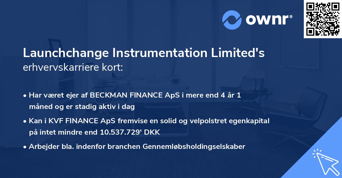 Launchchange Instrumentation Limited's erhvervskarriere kort