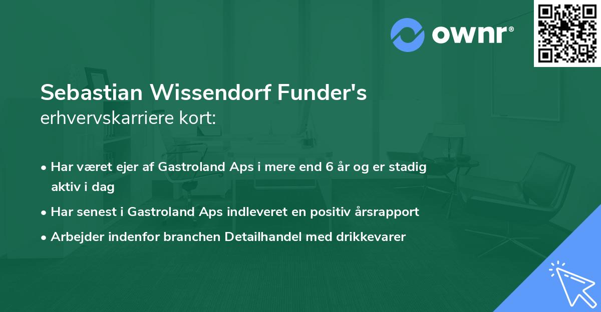 Sebastian Wissendorf Funder's erhvervskarriere kort