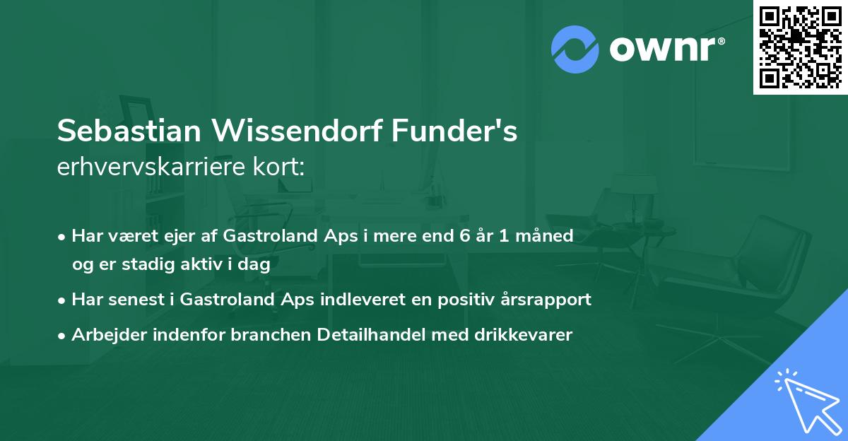 Sebastian Wissendorf Funder's erhvervskarriere kort