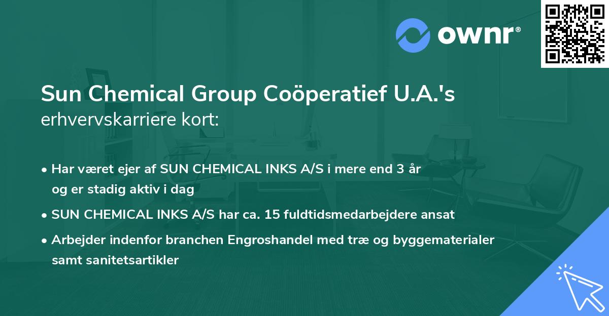 Sun Chemical Group Coöperatief U.A.'s erhvervskarriere kort