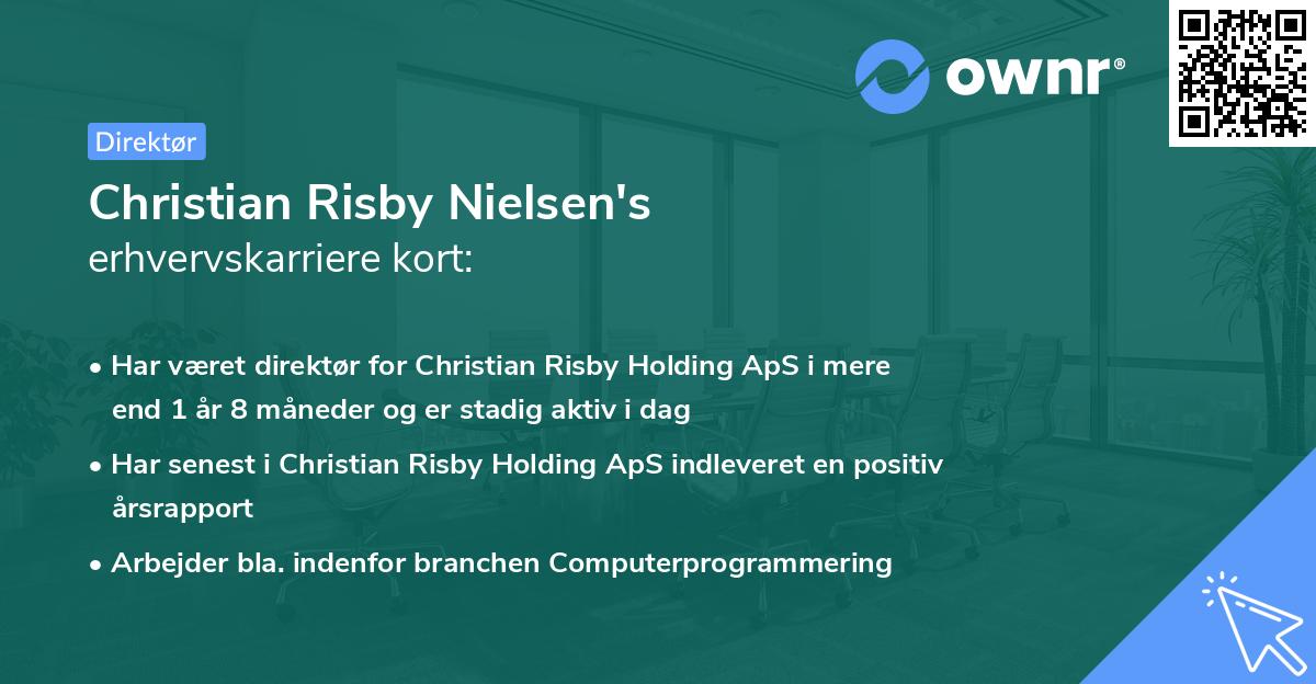 Christian Risby Nielsen's erhvervskarriere kort
