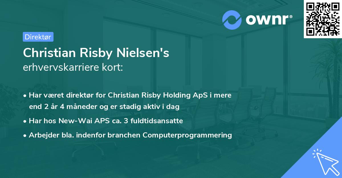 Christian Risby Nielsen's erhvervskarriere kort