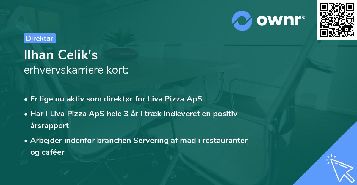 Ilhan Celik's erhvervskarriere kort
