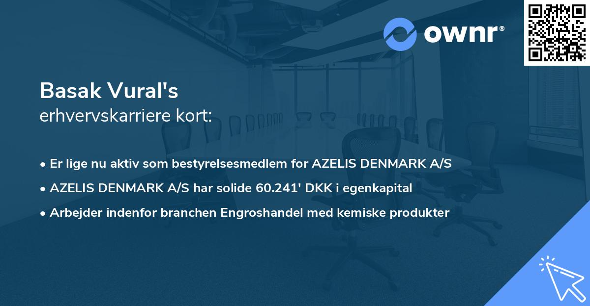 Basak Vural's erhvervskarriere kort