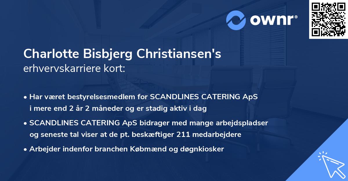 Charlotte Bisbjerg Christiansen's erhvervskarriere kort