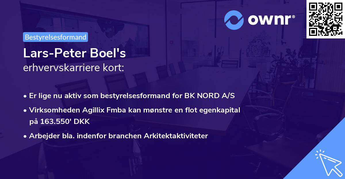 Lars-Peter Boel's erhvervskarriere kort