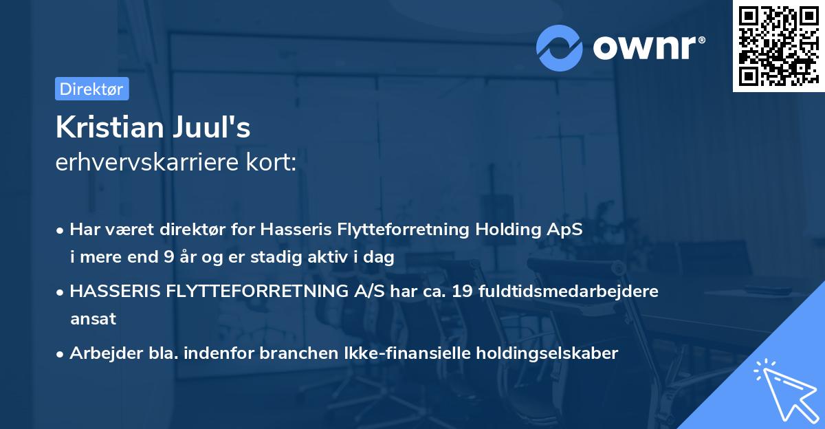 Kristian Juul's erhvervskarriere kort
