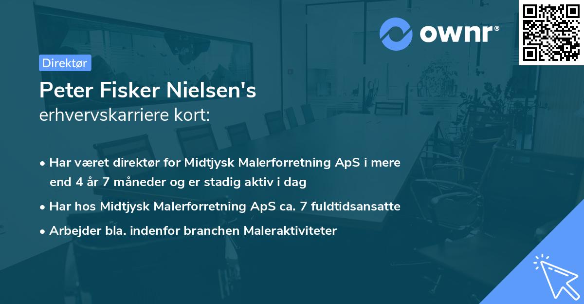 Peter Fisker Nielsen's erhvervskarriere kort