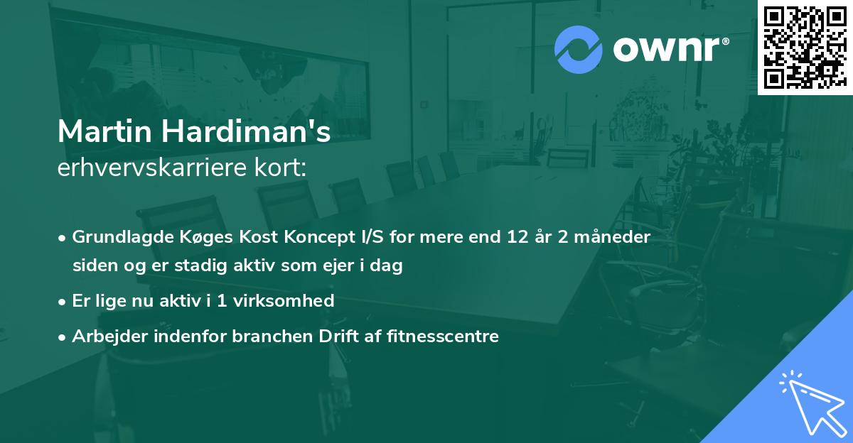 Martin Hardiman's erhvervskarriere kort