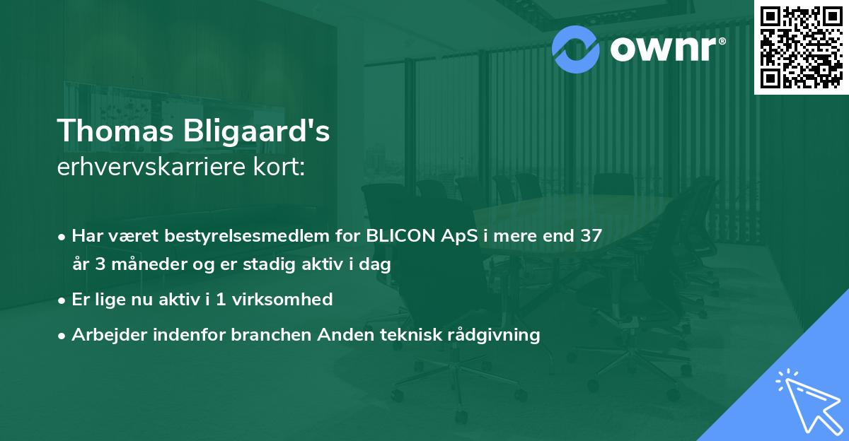 Thomas Bligaard's erhvervskarriere kort