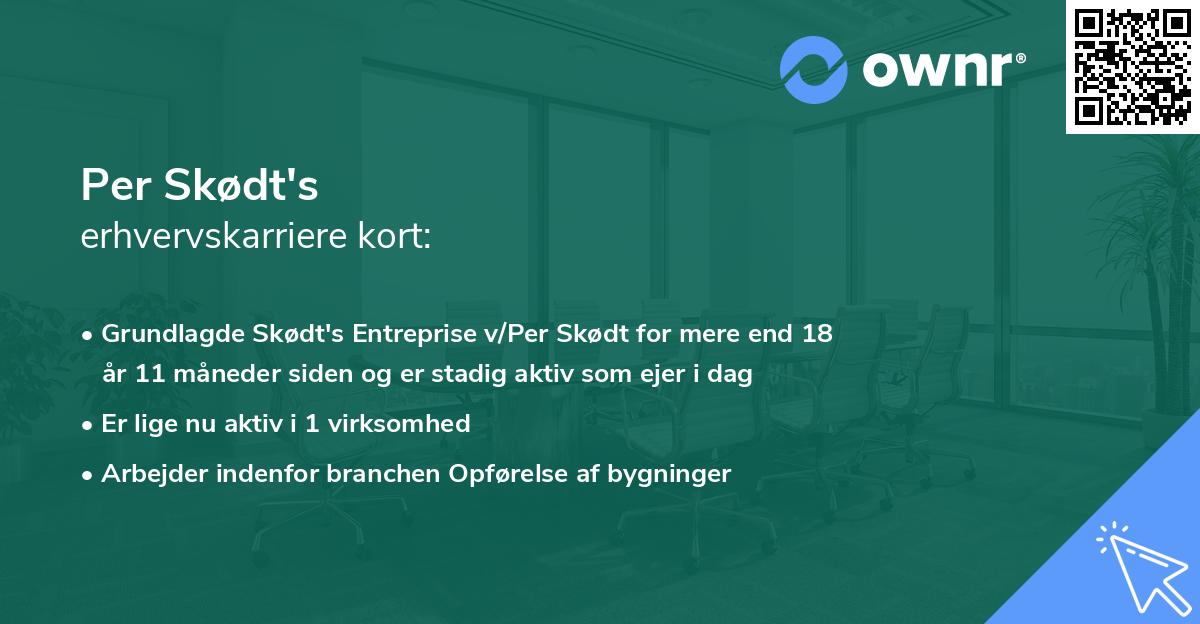 Per Skødt's erhvervskarriere kort
