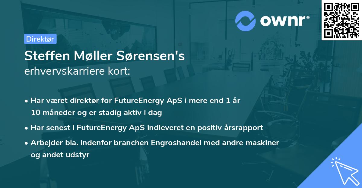 Steffen Møller Sørensen's erhvervskarriere kort
