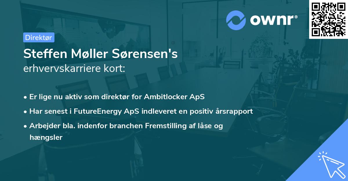 Steffen Møller Sørensen's erhvervskarriere kort