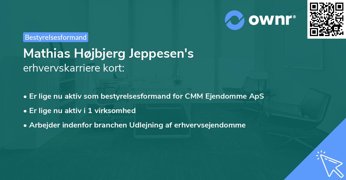 Mathias Højbjerg Jeppesen's erhvervskarriere kort