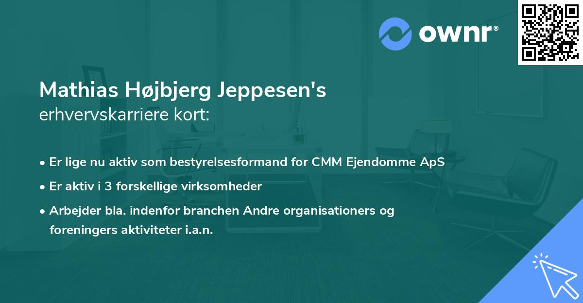 Mathias Højbjerg Jeppesen's erhvervskarriere kort