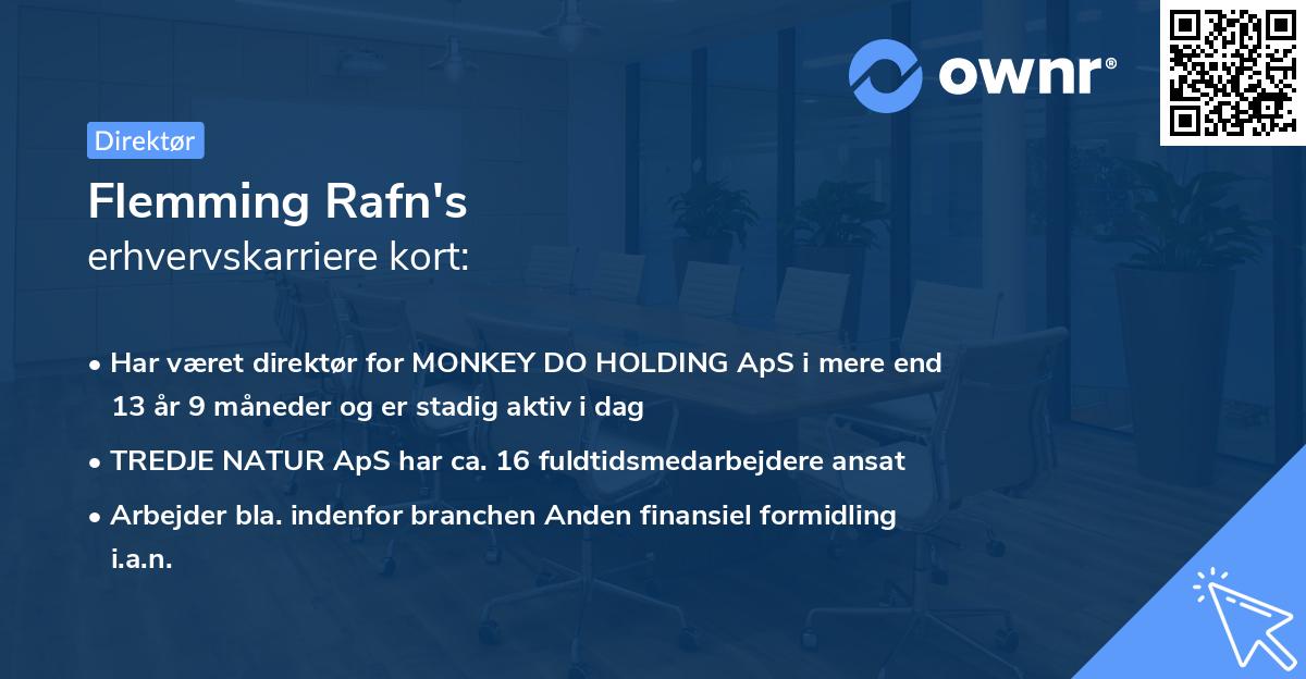 Flemming Rafn's erhvervskarriere kort