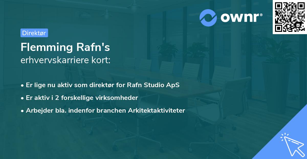 Flemming Rafn's erhvervskarriere kort