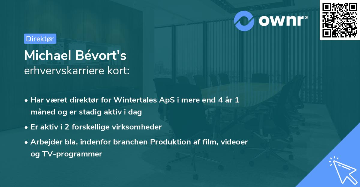 Michael Bévort's erhvervskarriere kort