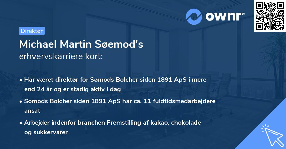 Michael Martin Søemod's erhvervskarriere kort