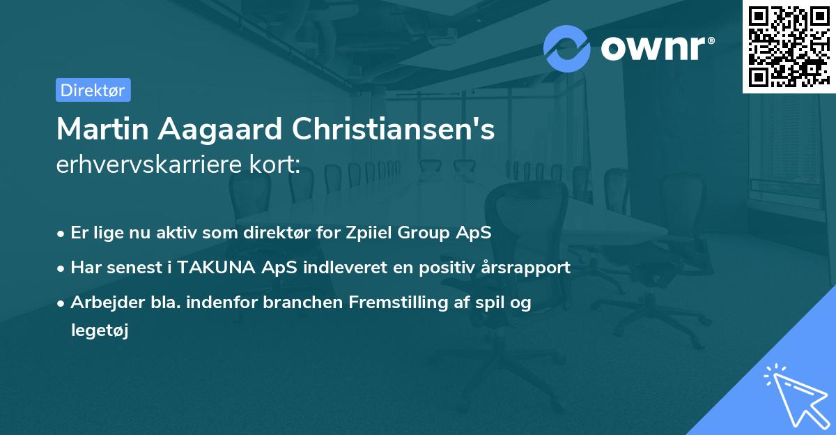 Martin Aagaard Christiansen's erhvervskarriere kort