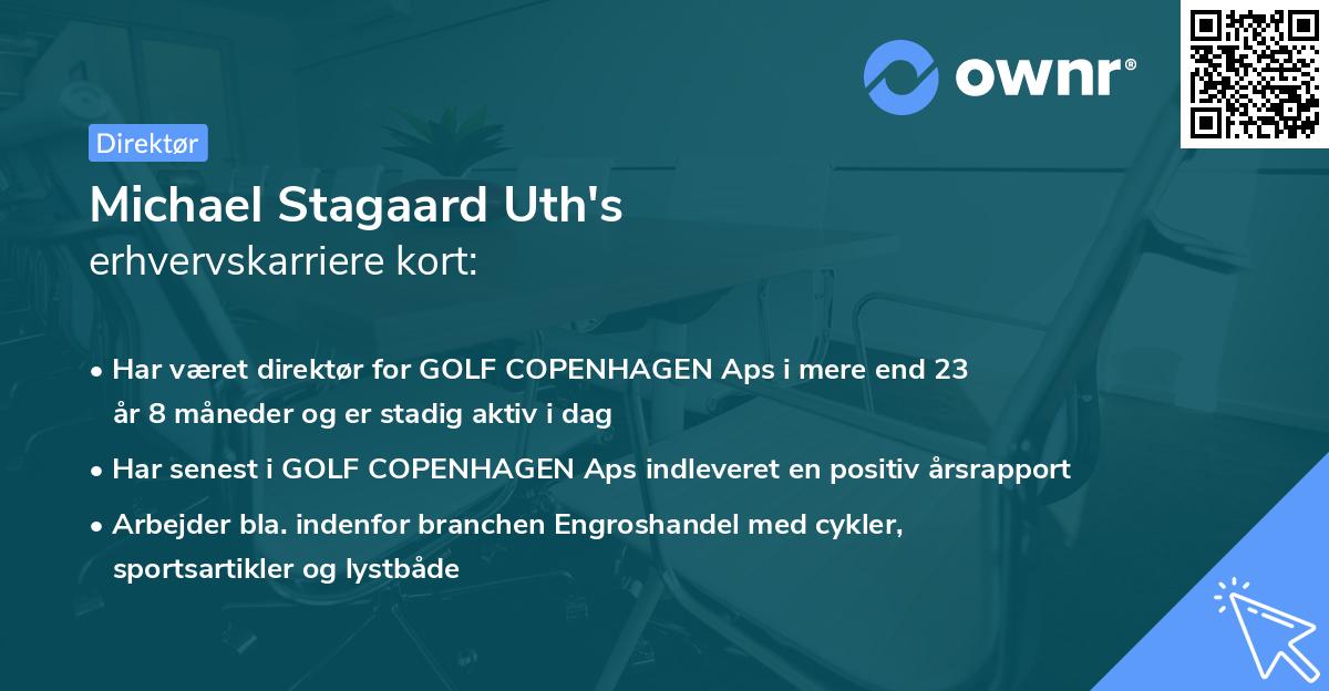 Michael Stagaard Uth's erhvervskarriere kort
