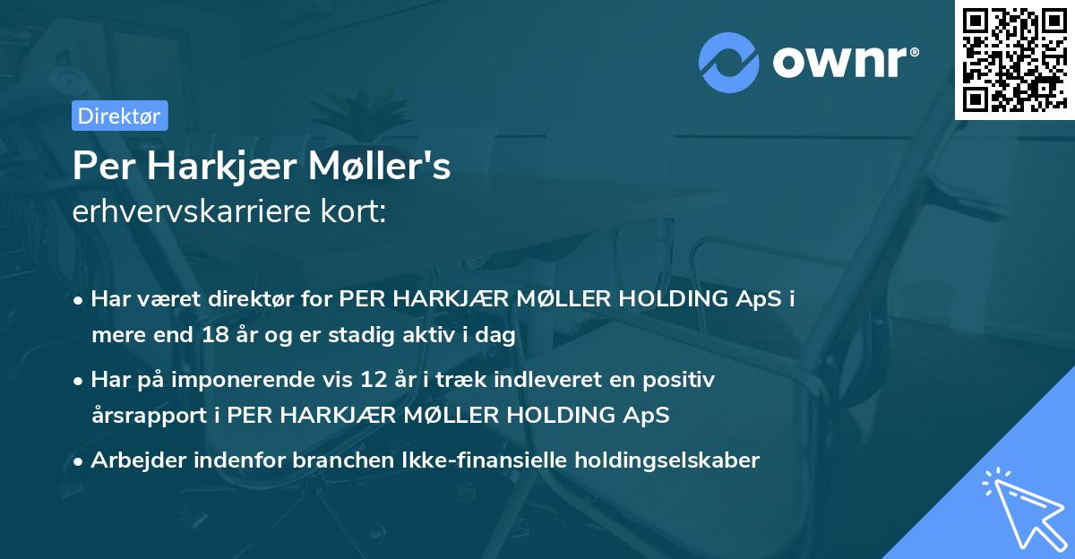 Per Harkjær Møller's erhvervskarriere kort