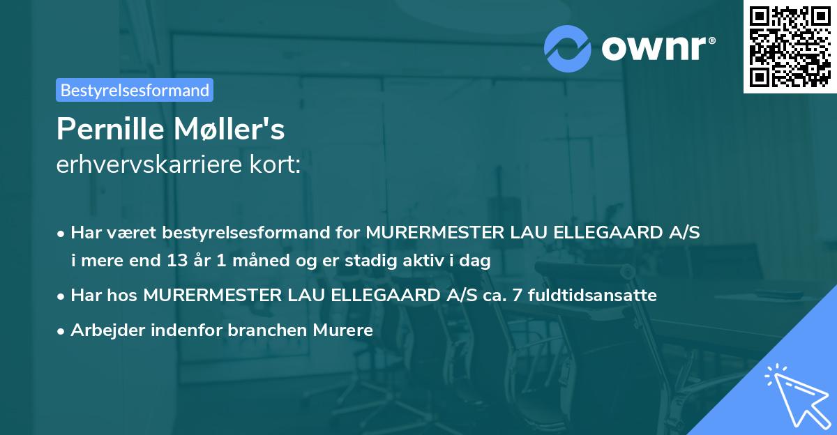 Pernille Møller's erhvervskarriere kort