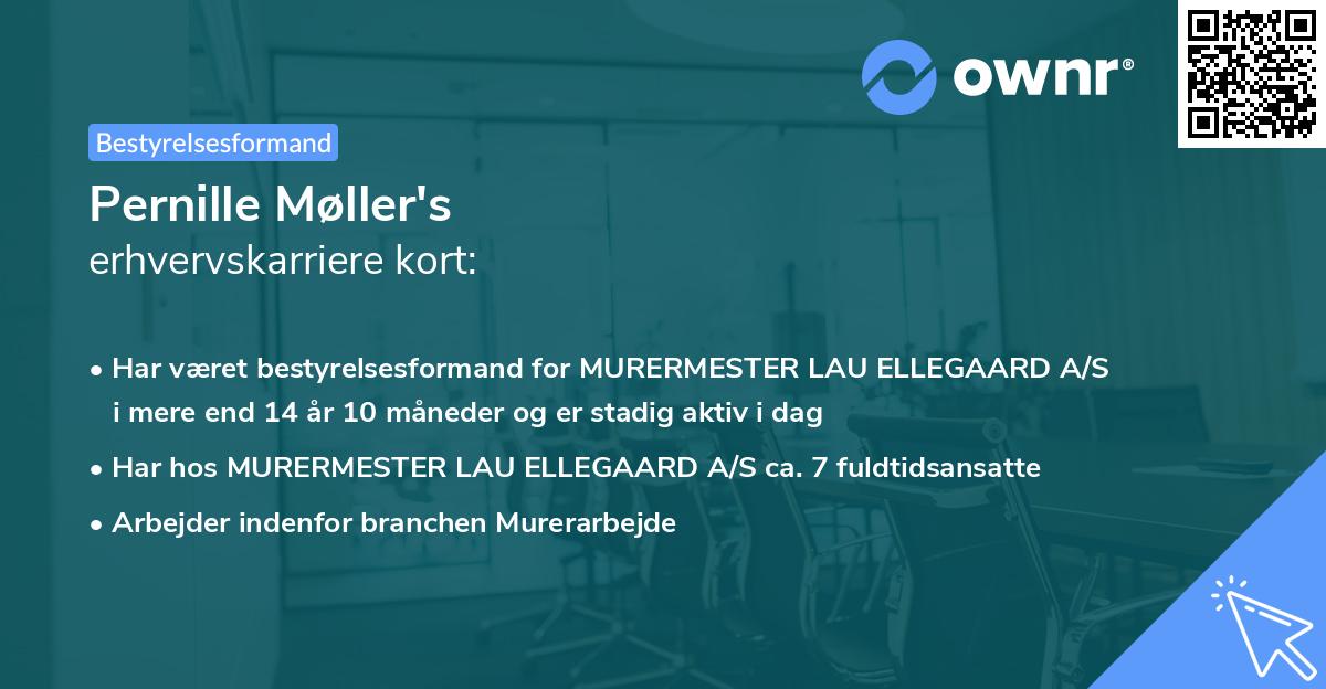 Pernille Møller's erhvervskarriere kort