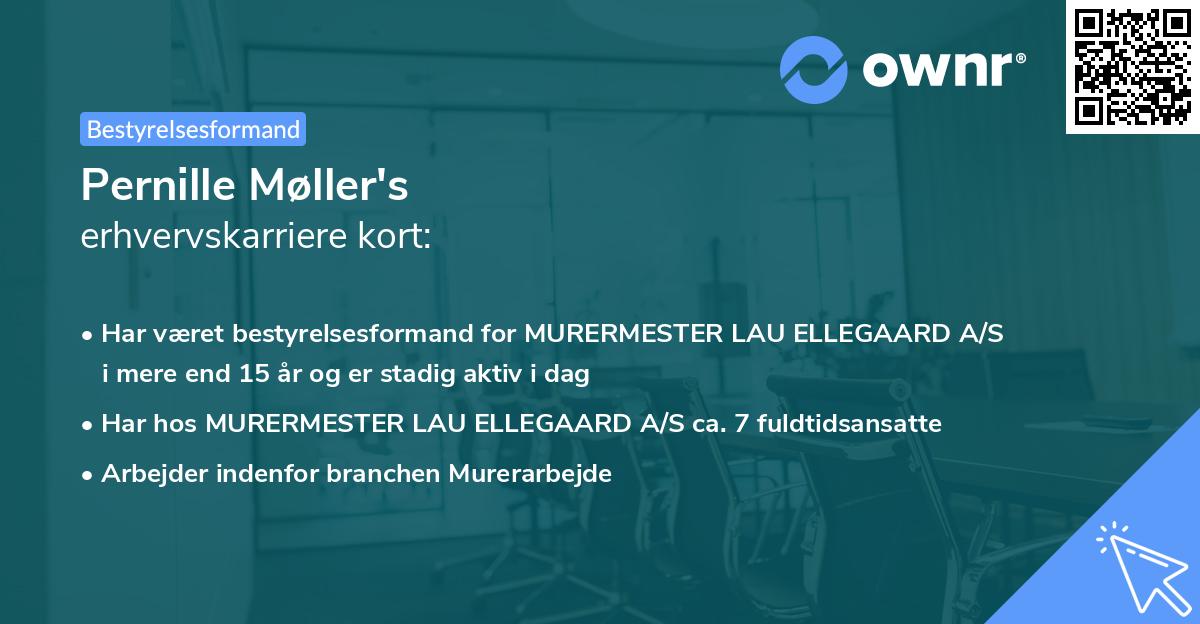 Pernille Møller's erhvervskarriere kort