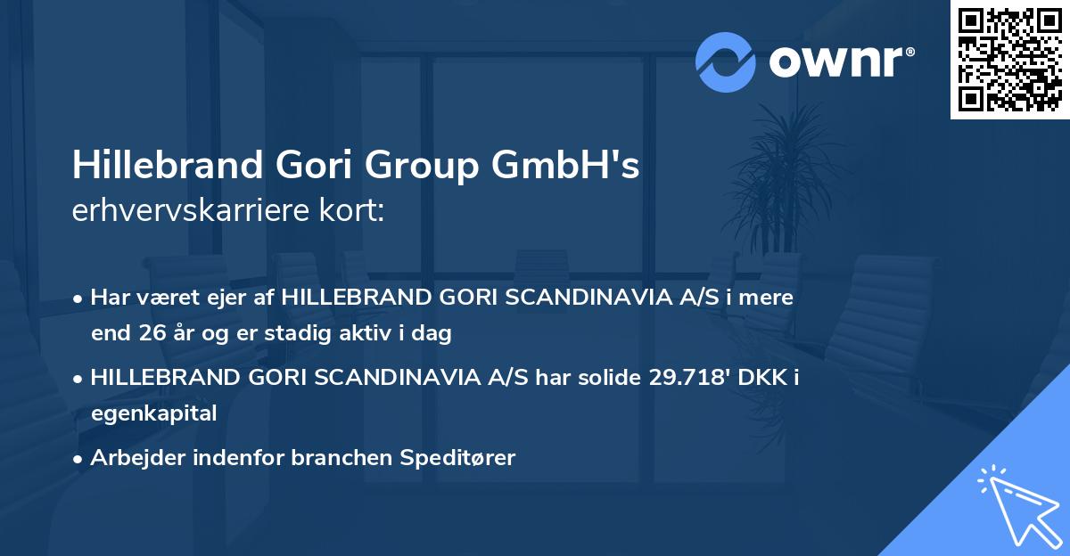 Hillebrand Gori Group GmbH's erhvervskarriere kort
