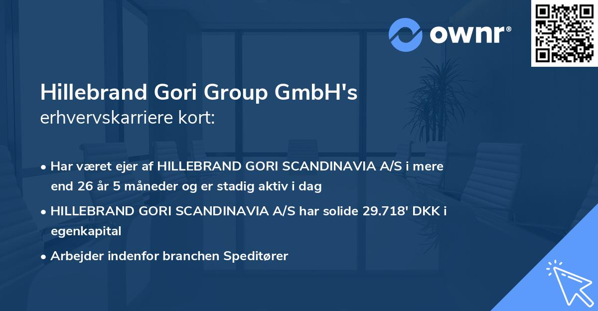 Hillebrand Gori Group GmbH's erhvervskarriere kort