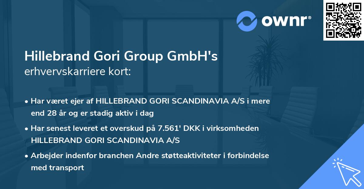 Hillebrand Gori Group GmbH's erhvervskarriere kort