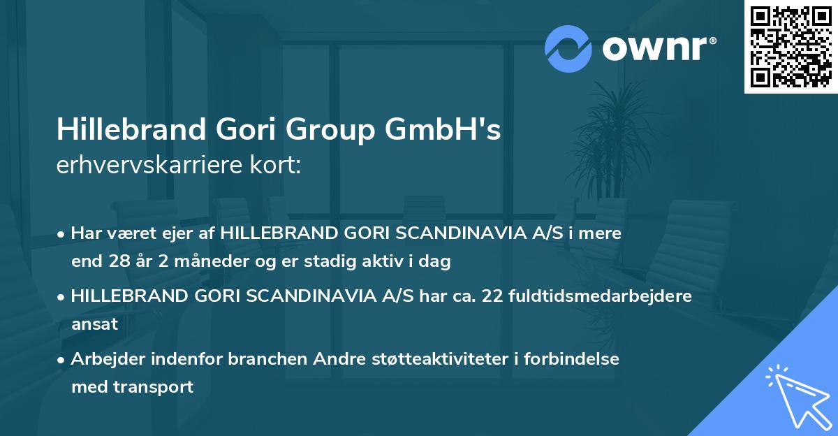 Hillebrand Gori Group GmbH's erhvervskarriere kort