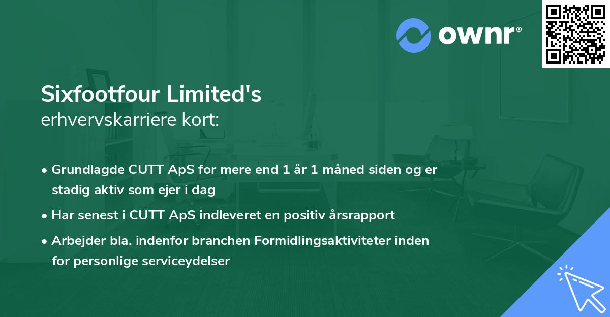Sixfootfour Limited's erhvervskarriere kort