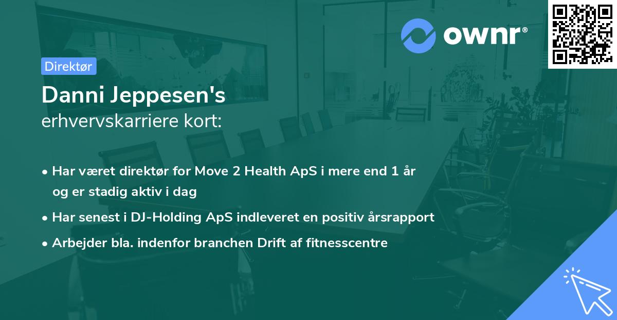 Danni Jeppesen's erhvervskarriere kort