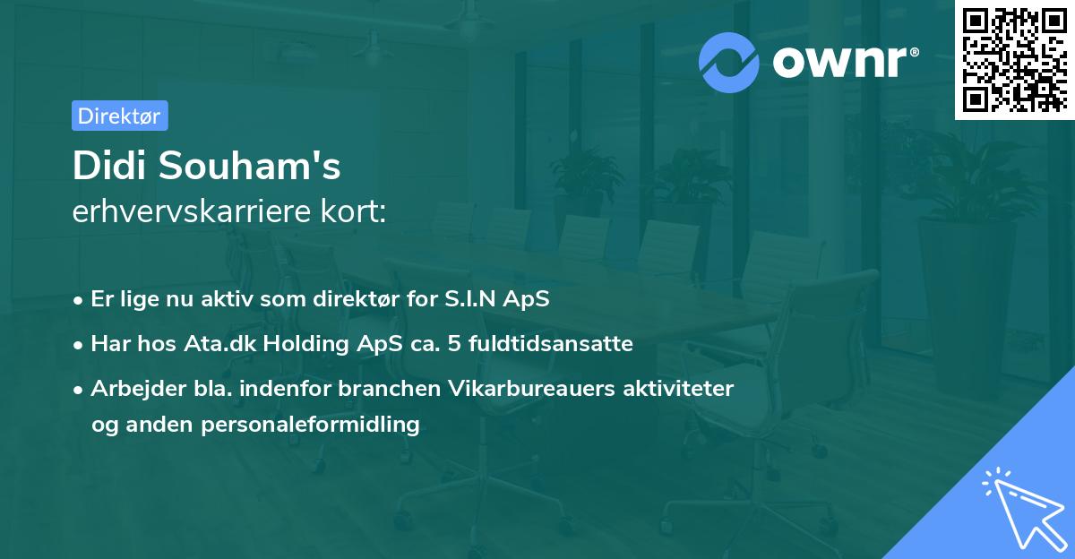 Didi Souham's erhvervskarriere kort