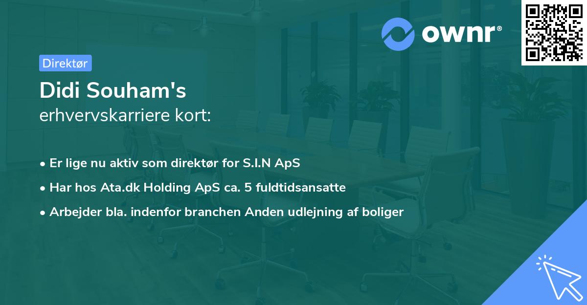 Didi Souham's erhvervskarriere kort