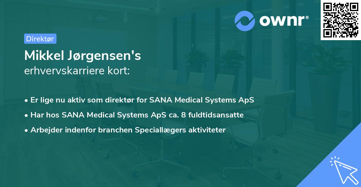 Mikkel Jørgensen's erhvervskarriere kort