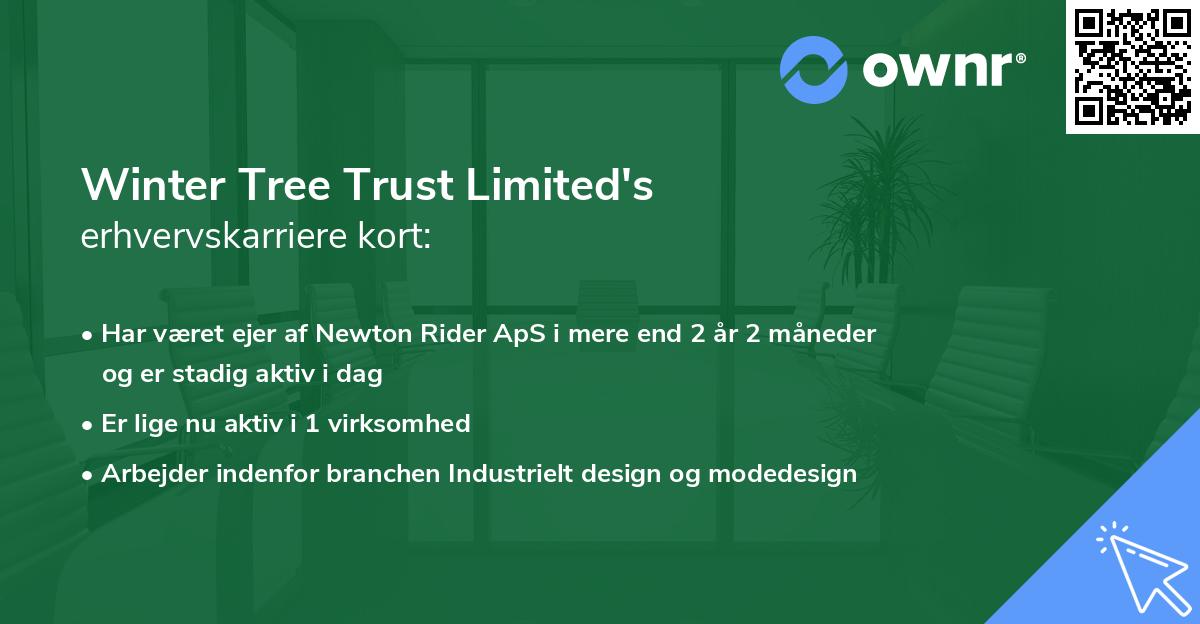 Winter Tree Trust Limited's erhvervskarriere kort