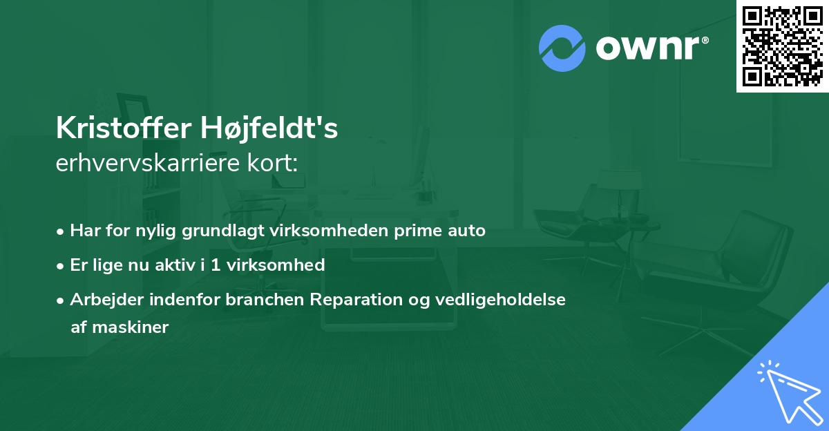 Kristoffer Højfeldt's erhvervskarriere kort
