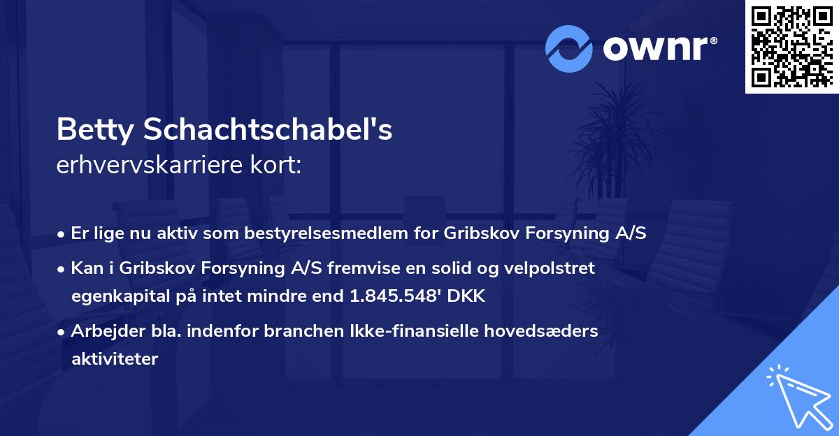 Betty Schachtschabel's erhvervskarriere kort