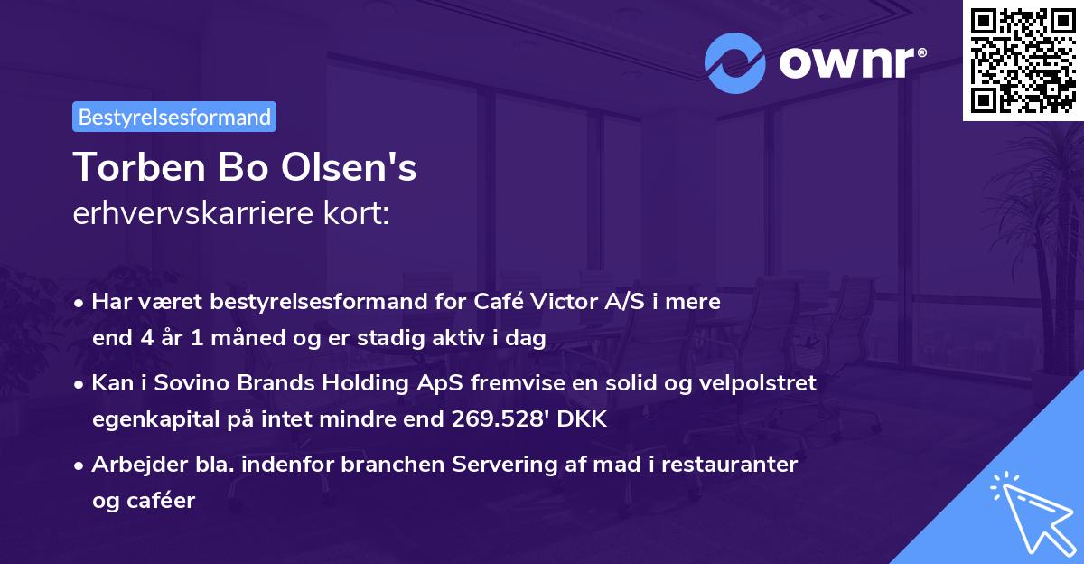 Torben Bo Olsen's erhvervskarriere kort