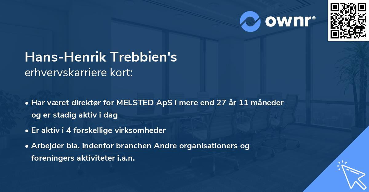 Hans-Henrik Trebbien's erhvervskarriere kort